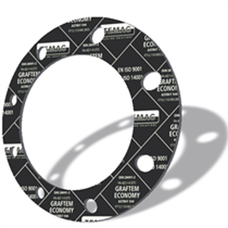 Sealing plate GRAFTEM Black; 0,5 mm thick; 1500 x 1500 mm
