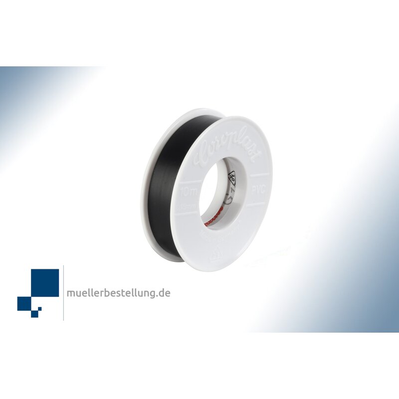 Coroplast 1623 vde electrical insulating tape, 10 m, 12 mm, black