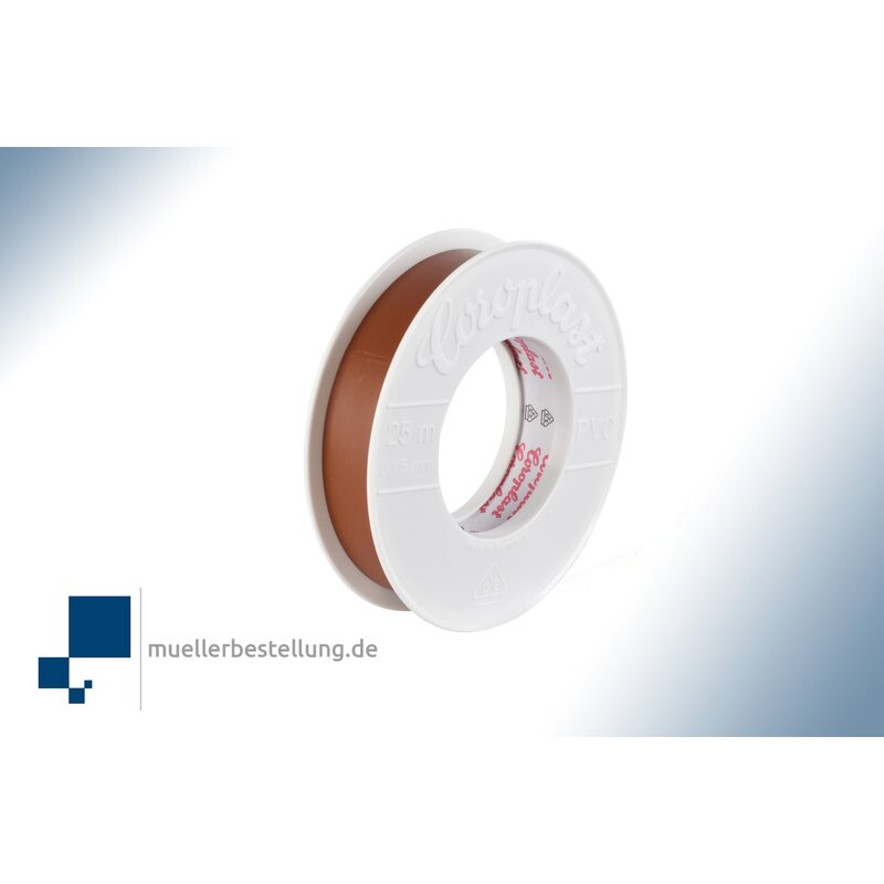 Coroplast 1832 vde electrical insulating tape, 25 m, 19 mm, brown