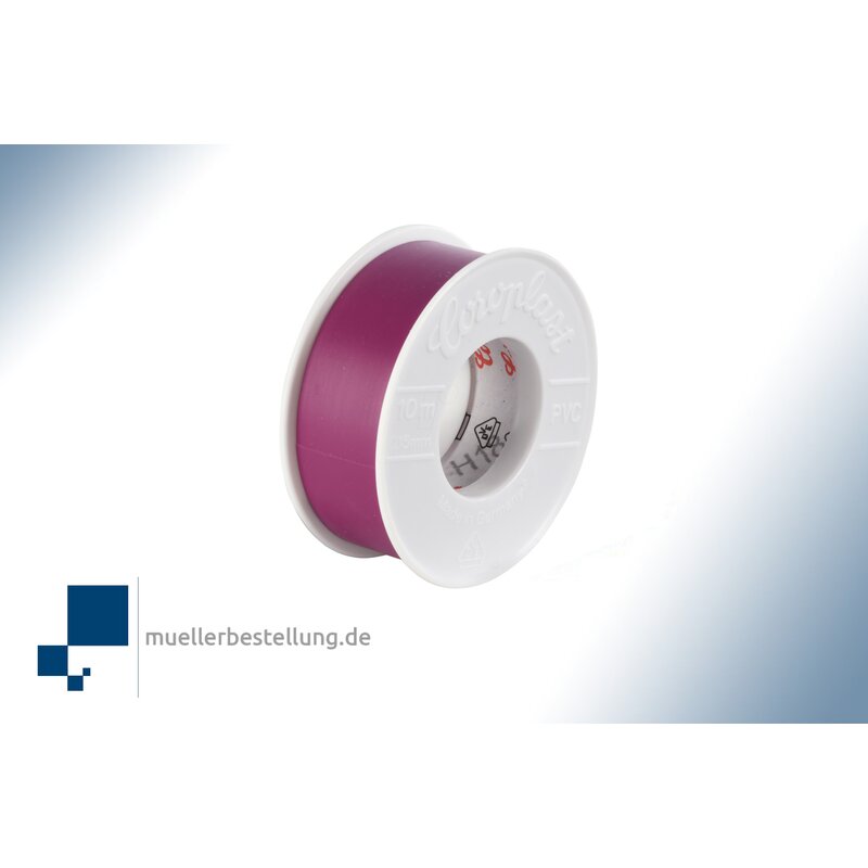 Coroplast 1687 vde electrical insulating tape, 10 m, 19 mm, violet