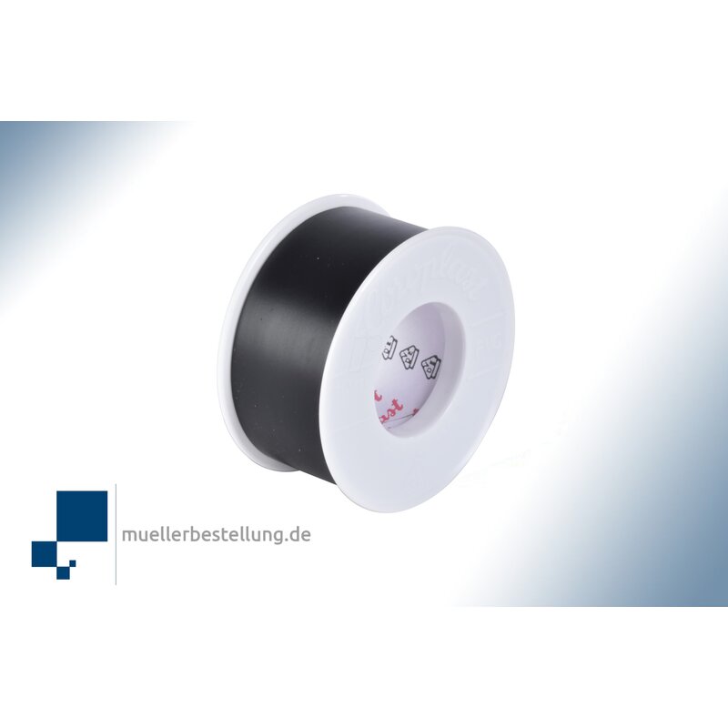 Coroplast 1722 vde electrical insulating tape, 10 m, 25 mm, black