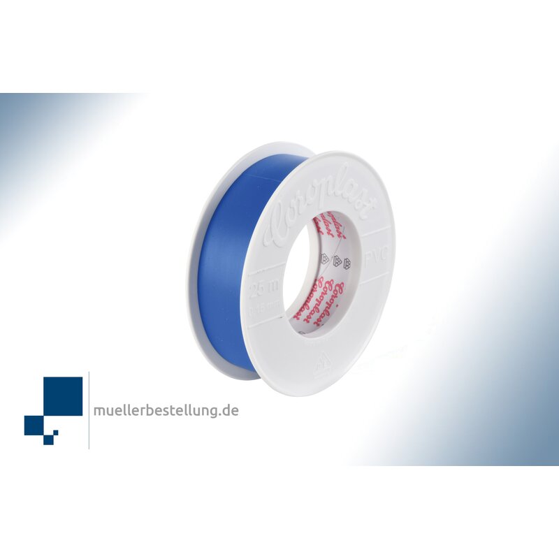 Coroplast 1847 vde electrical insulating tape, 25 m, 25 mm, blue