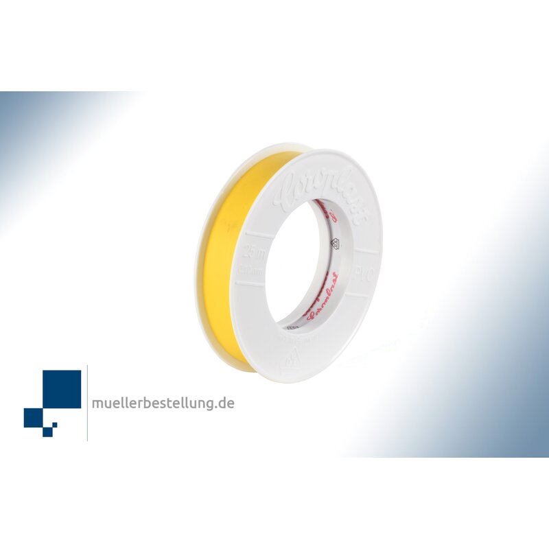 Coroplast 1428 vde electrical insulating tape, 25 m, 15 mm, yellow