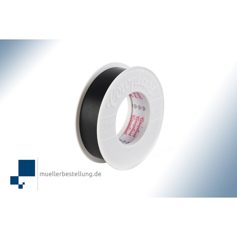 Coroplast 1852 vde electrical insulating tape, 25 m, 25 mm, black