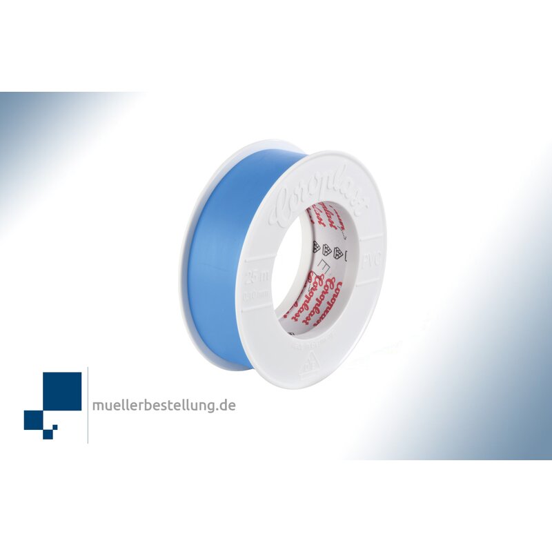 Coroplast 1454 vde electrical insulating tape, 25 m, 25 mm, light blue