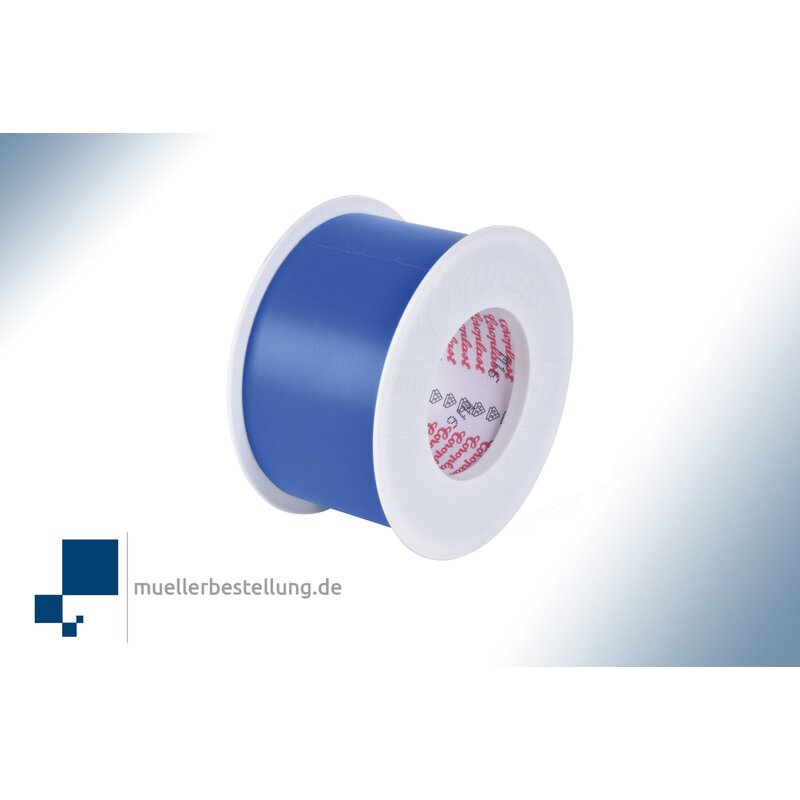 Coroplast 1887 vde electrical insulating tape, 25 m, 50 mm, blue