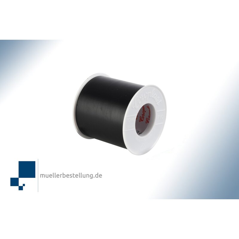 Coroplast 1758 vde electrical insulating tape, 10 m, 50 mm, black