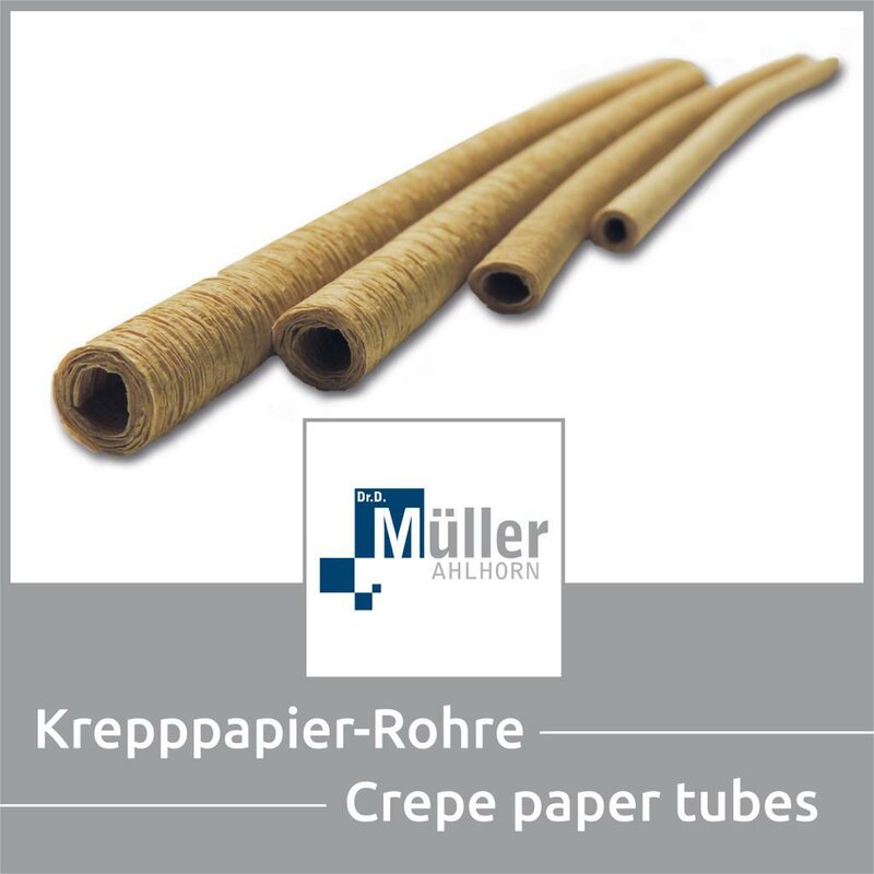 Rohr aus Krepppapier TM 90056 - 5 x 3 x 1200 mm