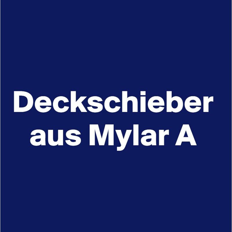 Deckschieber aus Mylar A, FI 13010 - 0,350 mm dick,  1000 x 10 x 2,0 mm
