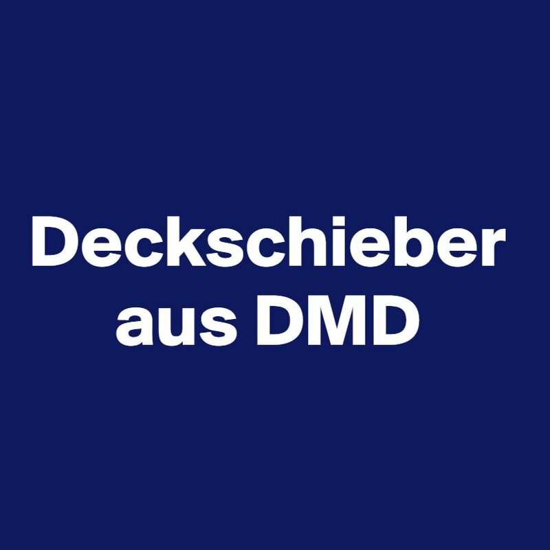 Deckschieber aus DMD, FI 14010 - 0,360 mm dick, 1000 x 18 x 6,0 mm