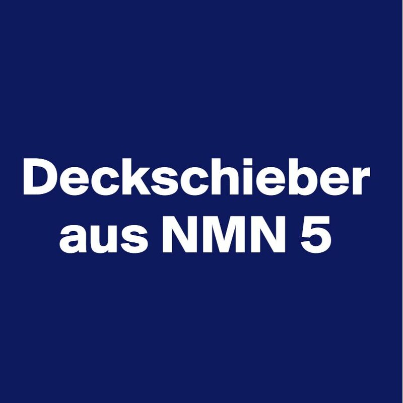 Deckschieber aus NMN 5, FI 14030 - 0,360 mm dick, 1000 x 11 x 2,5 mm