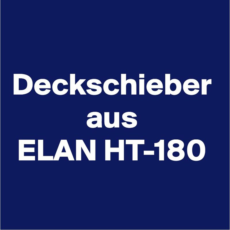 Deckschieber aus ELAN HT-180, FI 14220 - 0,340 mm dick, 1000 x 12 x 3,0 mm