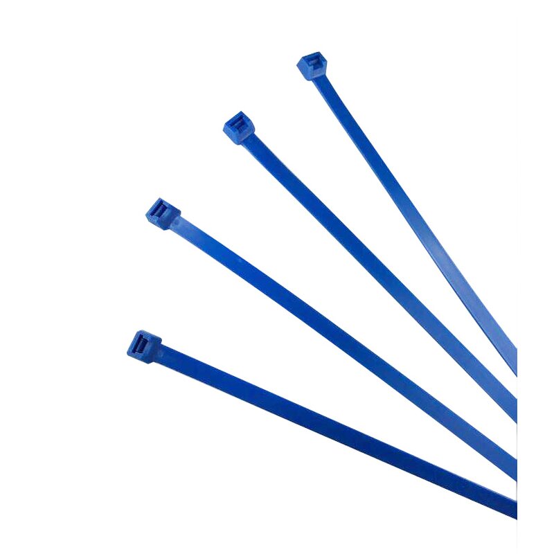 Cable ties industrial quality blue 728  x 12,7 mm, Nylon (100 pcs.)